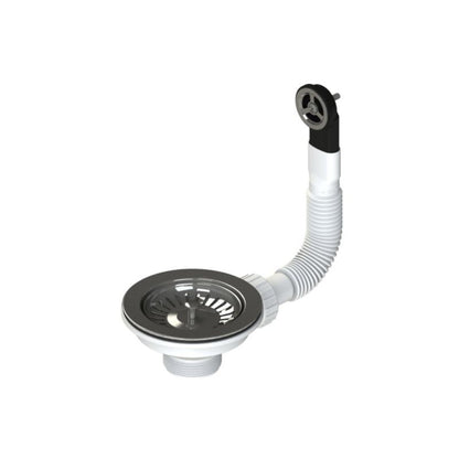 Universal krom sil med overløb til GranMaster vask, 1 stk.