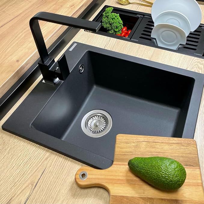 Universal krom sil med overløb til GranMaster vask, 1 stk.