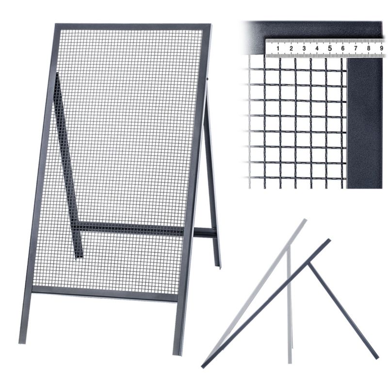 Byggesigte KADAX til Sand, Jord og Grus 120 x 60 cm med 10 mm Maskestørrelse