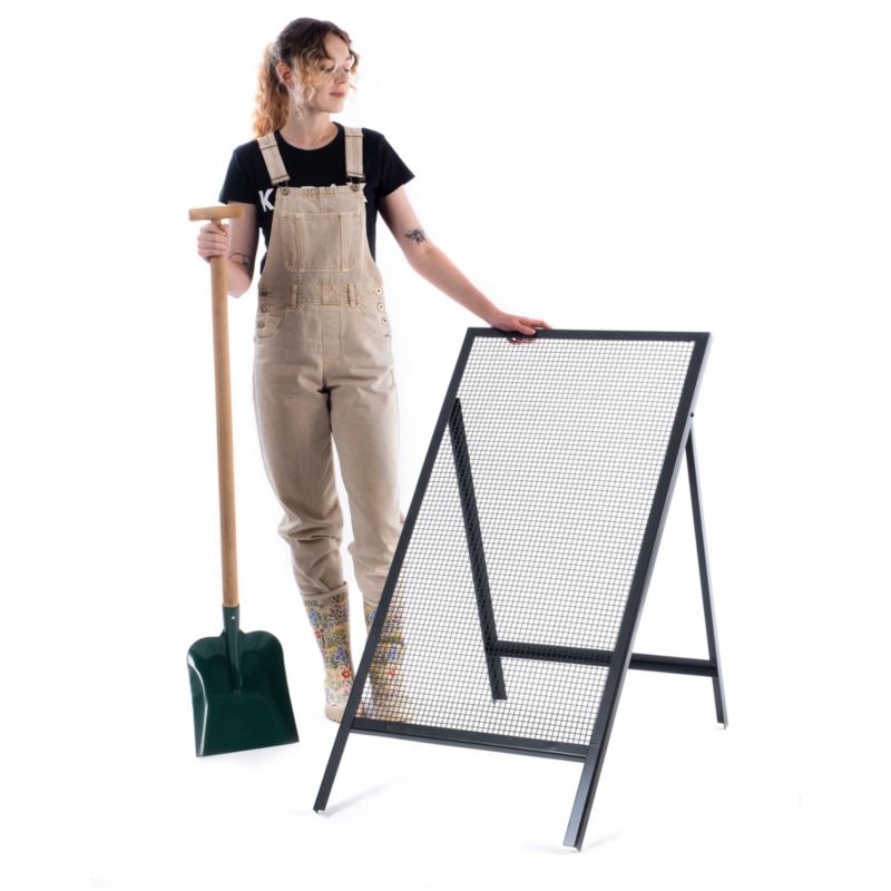 Byggesigte KADAX til Sand, Jord og Grus 120 x 60 cm med 10 mm Maskestørrelse