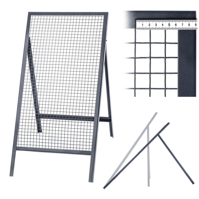 KADAX byggesigte til sand, jord og grus 120x60 cm med 20 mm maskestørrelse