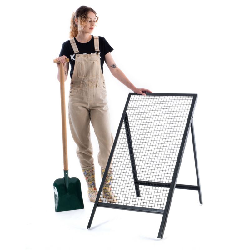 KADAX byggesigte til sand, jord og grus 120x60 cm med 20 mm maskestørrelse