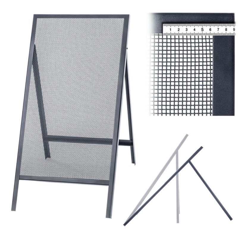 KADAX byggesigte til sand, jord og grus 120 x 60 cm med 4 mm maskestørrelse