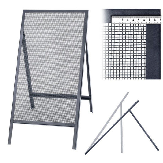 KADAX byggesigte til sand, jord og grus 120 x 60 cm med 4 mm maskestørrelse
