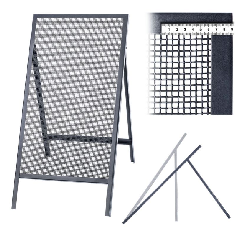 KADAX byggesigte til sand, jord og grus 120x60 cm med 6 mm maskestørrelse
