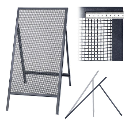 KADAX byggesigte til sand, jord og grus 120x60 cm med 6 mm maskestørrelse