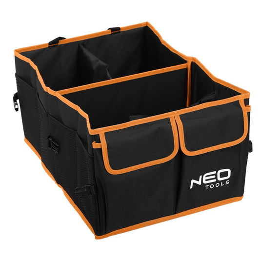 Sammenklappelig bilorganisator NEO Tools til bagagerum med 2 lommer og velcro, 1 stk.