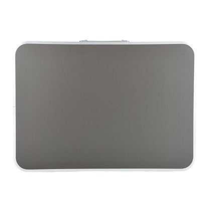 Sammenklappeligt campingbord ARES i gråt aluminium, mål 70 x 60 x 50 cm, 1 stk.