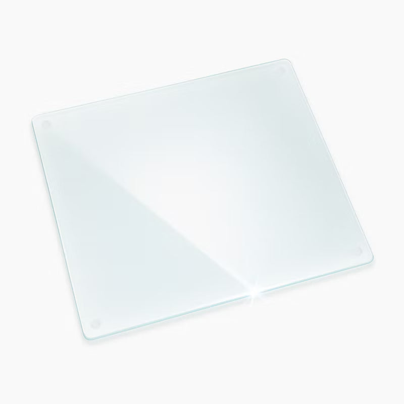 Skærebræt 60x52 cm Hærdet Glas Transparent