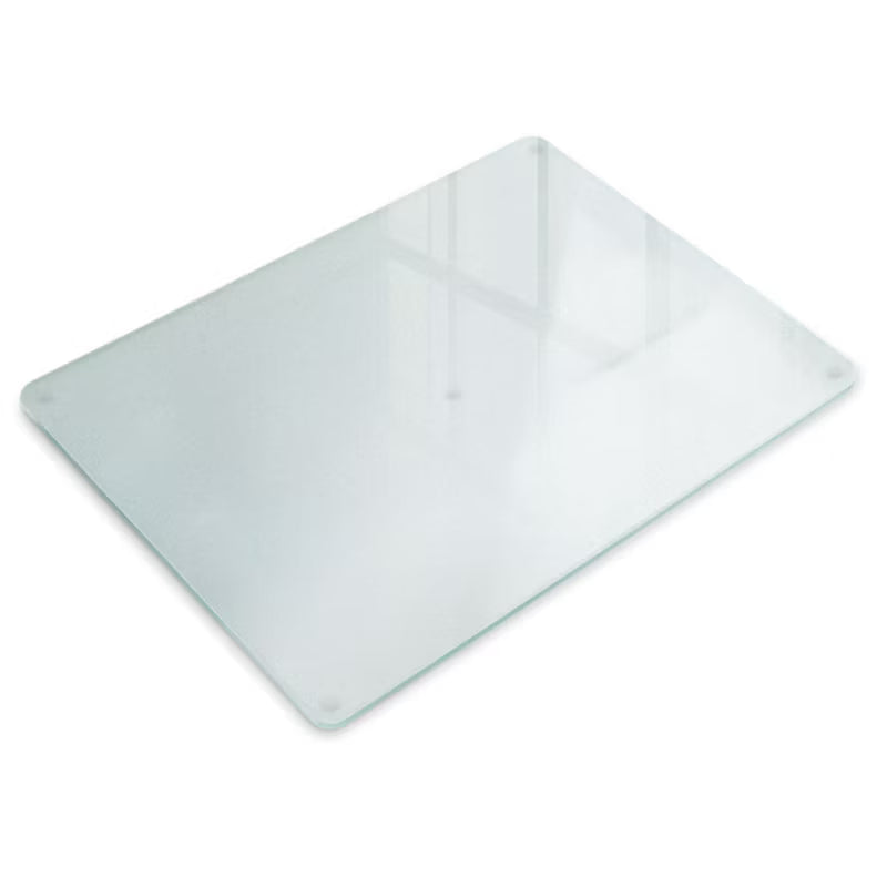 Skærebræt 80x52 cm Frostet Glas