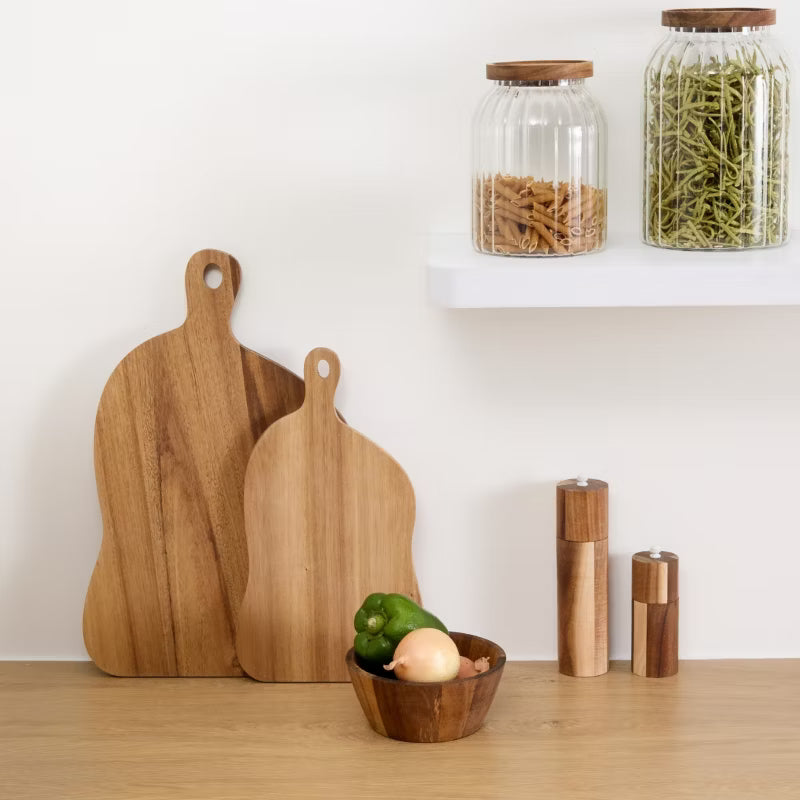 Skærebræt Akacie 35x20 cm Brun