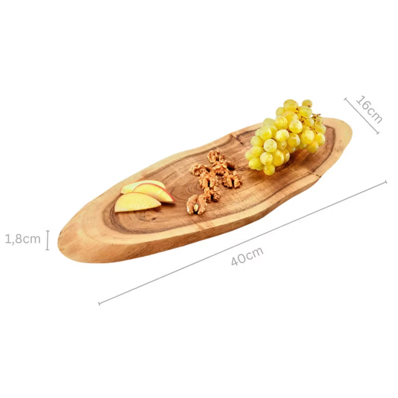 Skærebræt Akacie 40x16 cm Natur