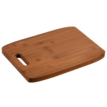 Skærebræt Bambus 38x25 cm Brun med Håndtag