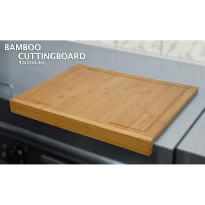 Skærebræt Bambus 45x35 cm Brun