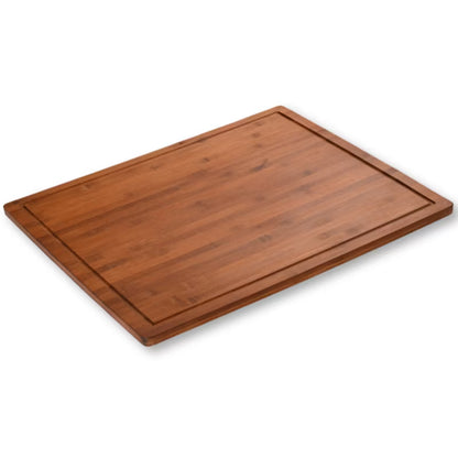 Skærebræt Bambus 56x50 cm Mørkebrun