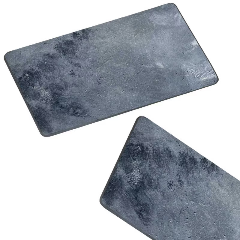 Skærebræt Hærdet Glas 28,5x19 cm Grå Betonlook