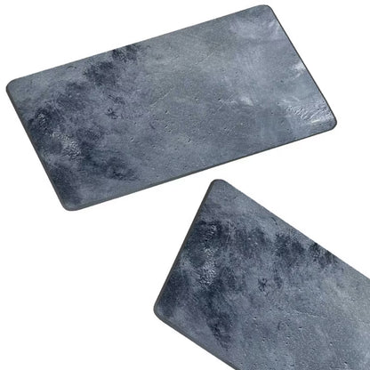 Skærebræt Hærdet Glas 28,5x19 cm Grå Betonlook