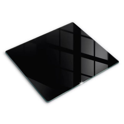 Skærebræt i Glas 60x52 cm Sort