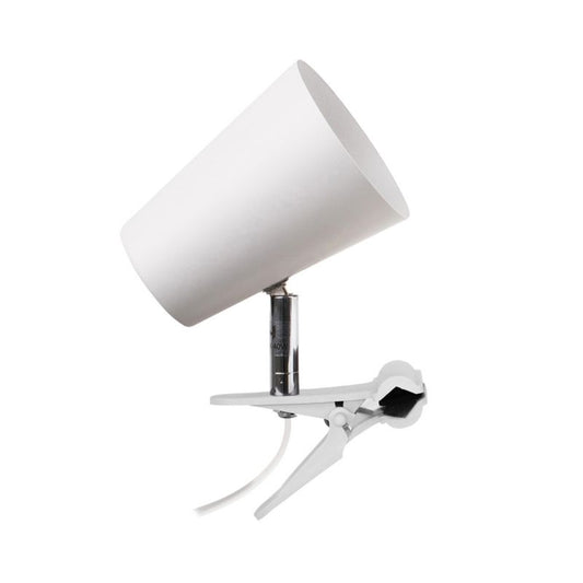 Skandinavisk lampe med klemme SPOT Light 1xE14 maks. 40W hvid metal, polsk producent, 1 stk.