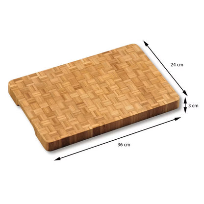 Skærebræt Bambus 36x24 cm Brun
