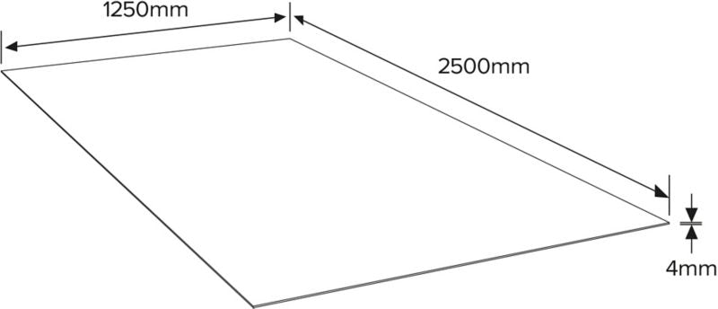Bøgfinér klasse II-III 4 mm 3,125 m²