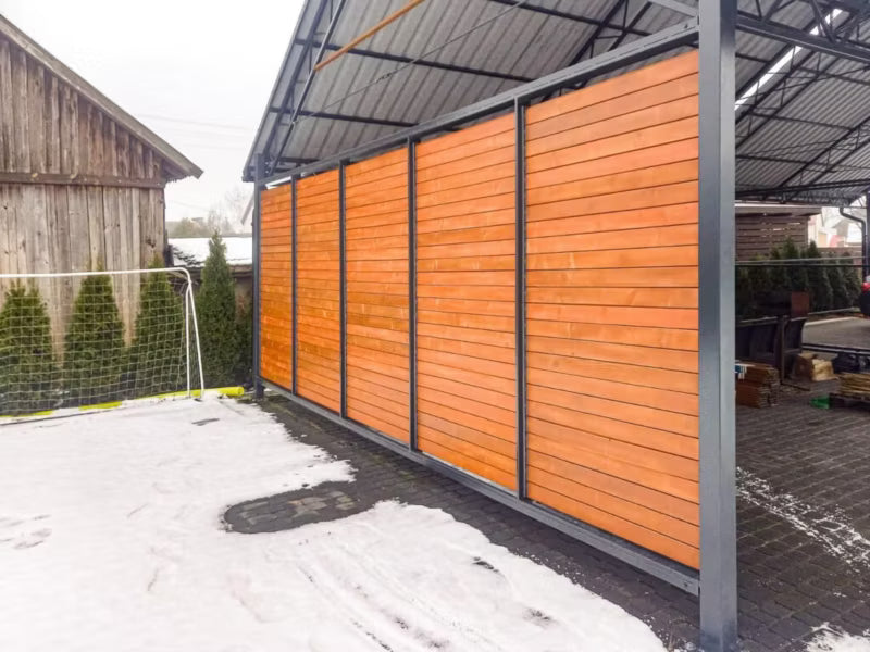 Skoddesystem Stål 109 cm Hvid