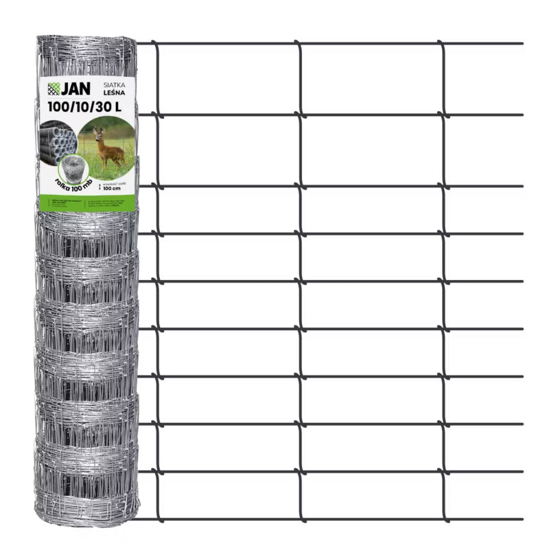 Skovhegn 100/10/30 L 50 m Galvaniseret