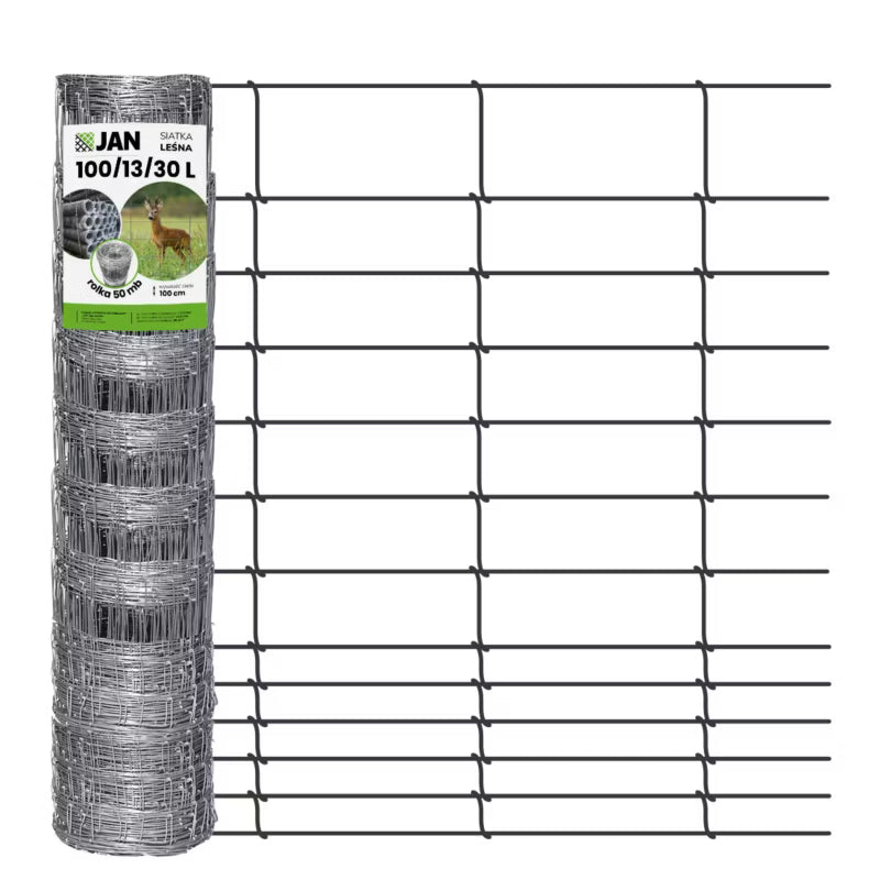 Skovhegn 100/13/30 L 50 m Galvaniseret Stål