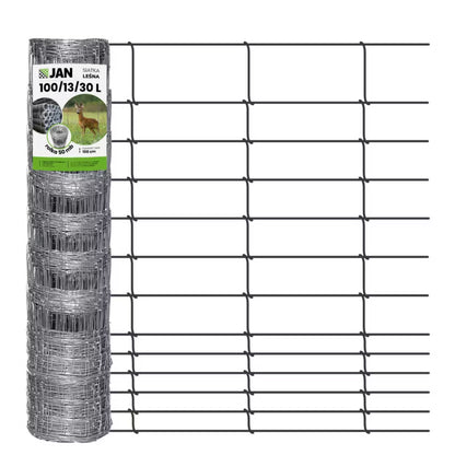 Skovhegn 100/13/30 L 50 m Galvaniseret Stål