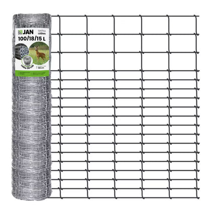 Skovhegn 100/18/15 L 50 m Galvaniseret Stål