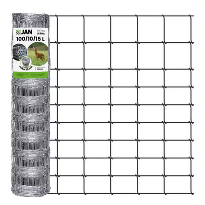 Skovhegn 100/10/15 L 100 cm x 50 m Galvaniseret