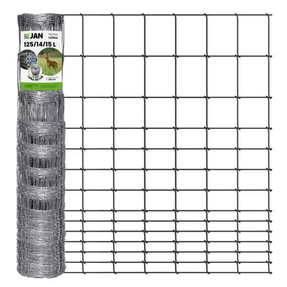 Skovhegn 125 cm 50 m Galvaniseret Stål 125/14/15 L