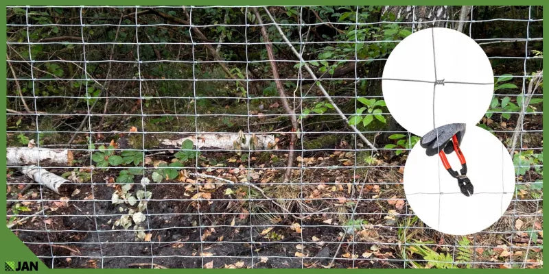 Skovhegn 125 cm 50 m Galvaniseret Stål 125/14/15 L