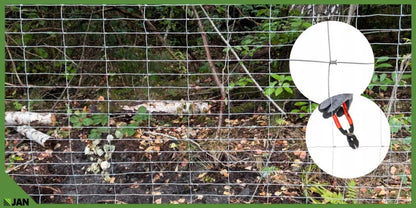 Skovhegn 125 cm 50 m Galvaniseret Stål 125/14/15 L