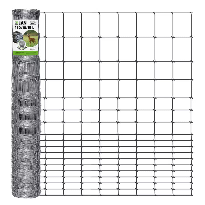Skovhegn 150/18/15 L 50 m Galvaniseret