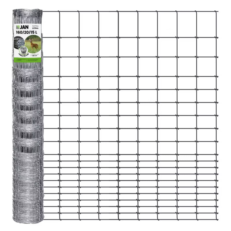 Skovhegn 160/20/15 L 50 m Galvaniseret