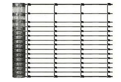 Skovhegn 80 cm 50 m Galvaniseret Stål 80/15/30 G12