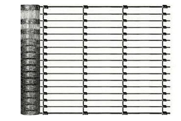 Skovhegn 80 cm 50 m Galvaniseret Stål 80/17/30 G16