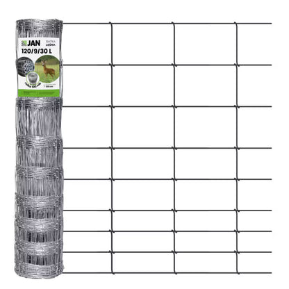 Skovhegn Galvaniseret 120 cm 50 m Sølv | 5903938000119