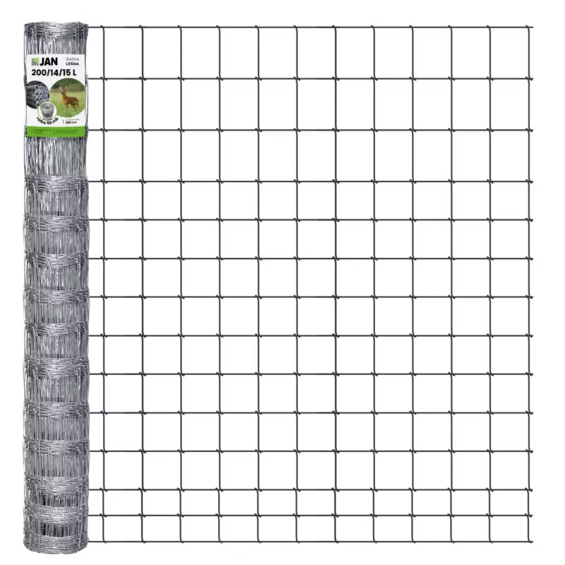 Skovhegn Hegnstråd 200 cm 50 m Galvaniseret