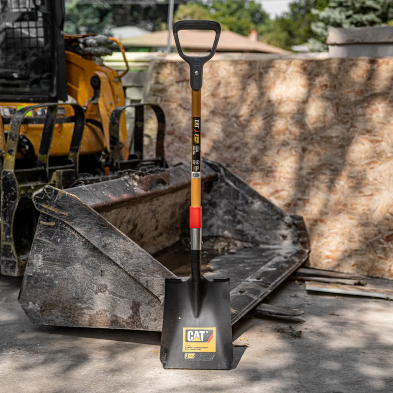 Skovl J-Series Square Point 115 cm Sort/Orange
