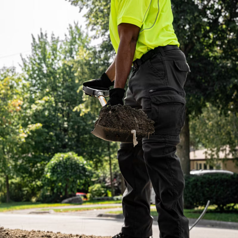 Skovl Square Point 110 cm Sort Orange