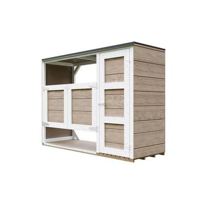 Skraldespandsskjuler 2x240L 217x75 cm M981A
