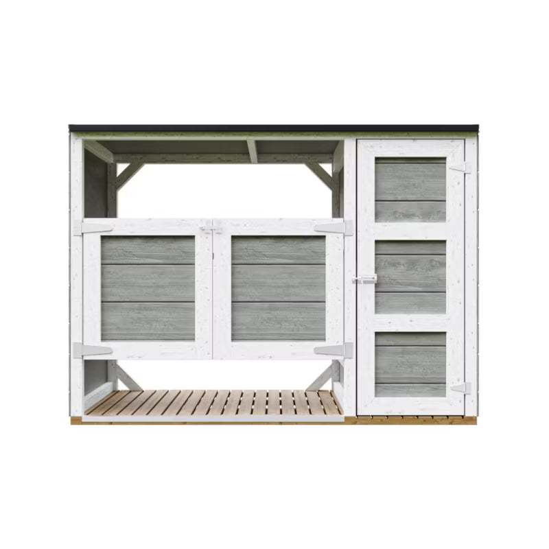 Skraldespandsskjuler 2x240L M981A-TUNDRA GREY Grå