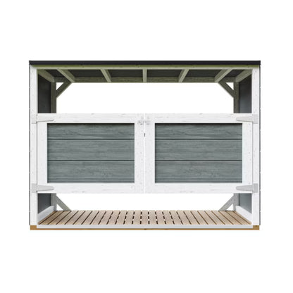 Skraldespandsskjuler 3x240L M982A Cavern Steel