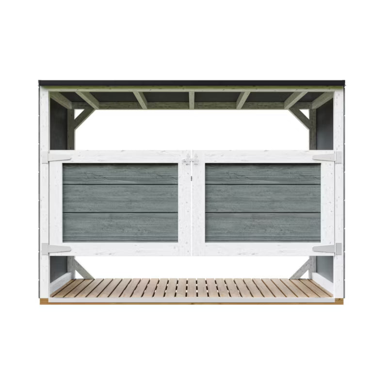 Skraldespandsskjuler 3x240L M982A Cavern Steel