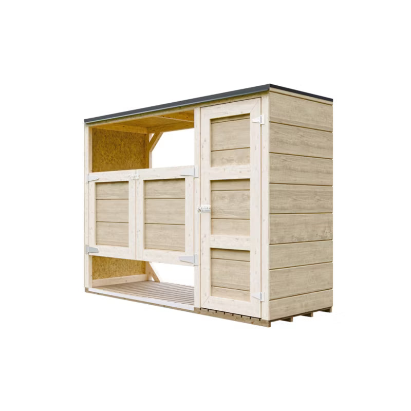 Skraldespandsskjuler M981A 75x217 cm 2x240L
