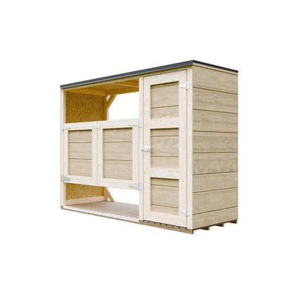 Skraldespandsskjuler M981A 75x217 cm 2x240L