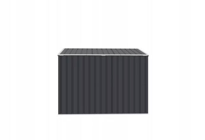 Skraldespandsskjuler Polly 173x101x131 cm Antracit Hvid