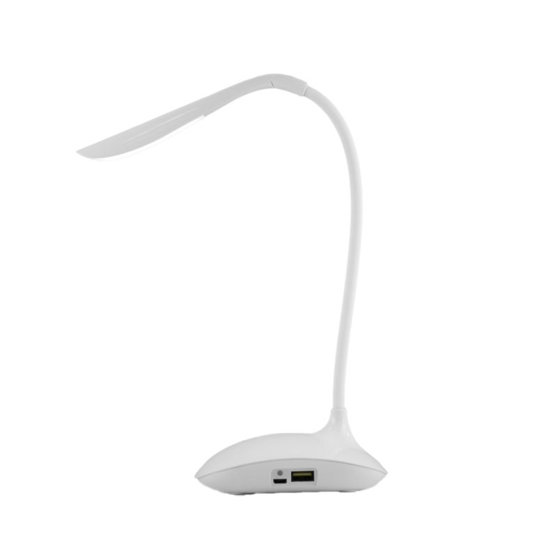 Skrivebordslampe LED LB-1 80 lm 3W Hvid